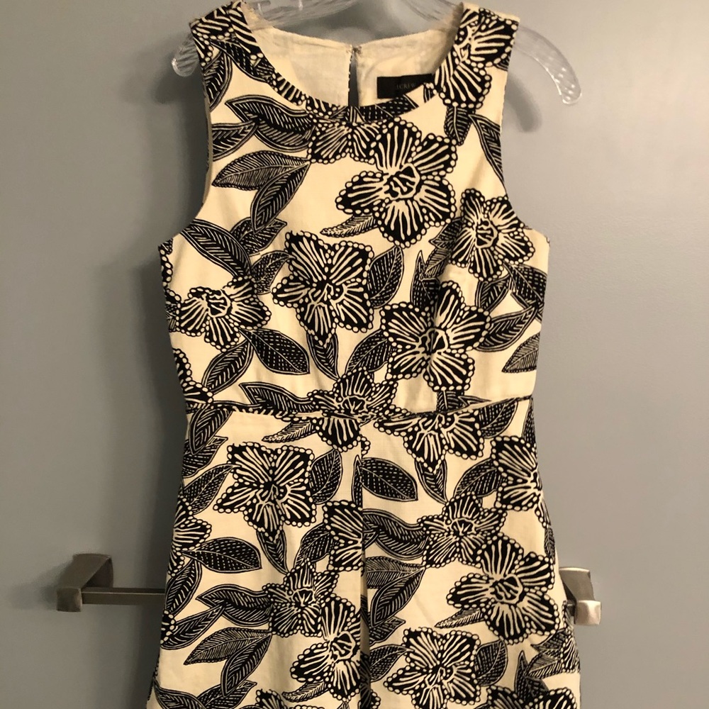J. Crew Tropical Cutout Dress, size 8